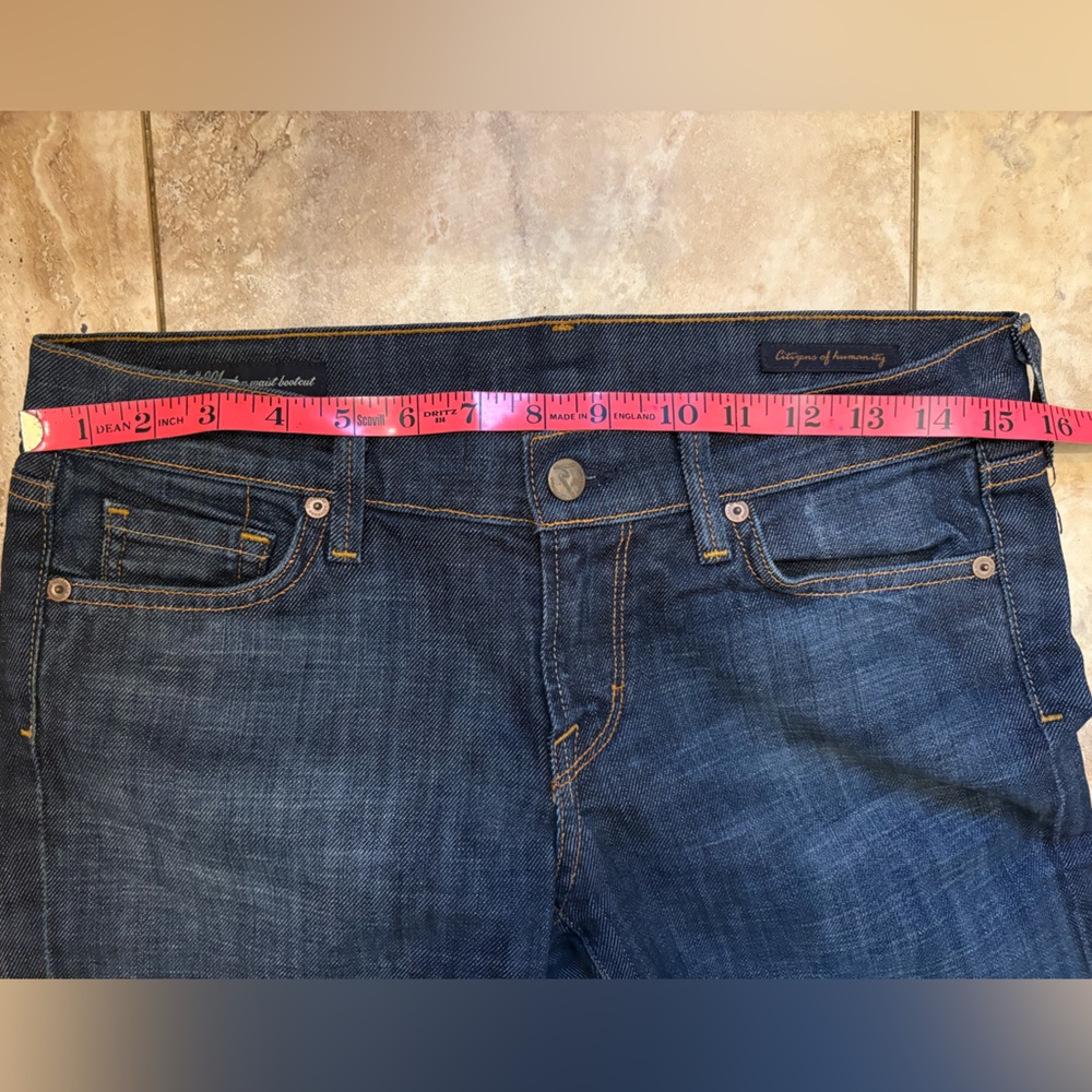 NWOT Citizens of Humanity Jeans Womens 28 Kelly Bootcut Stretch Low Rise - Picture 9 of 13
